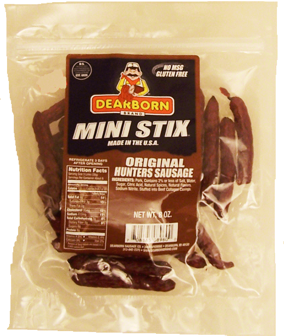 Dearborn Mini Stix original hunters sausage Full-Size Picture